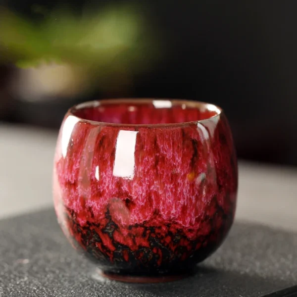 KimKiln【窯變萬彩】中國風釉下彩多功茶杯 - 12色組茶席百搭 - 图片 6