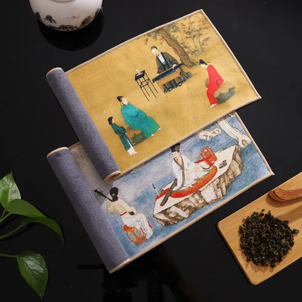 KimKiln中式刺繡山水茶席 - 图片 2