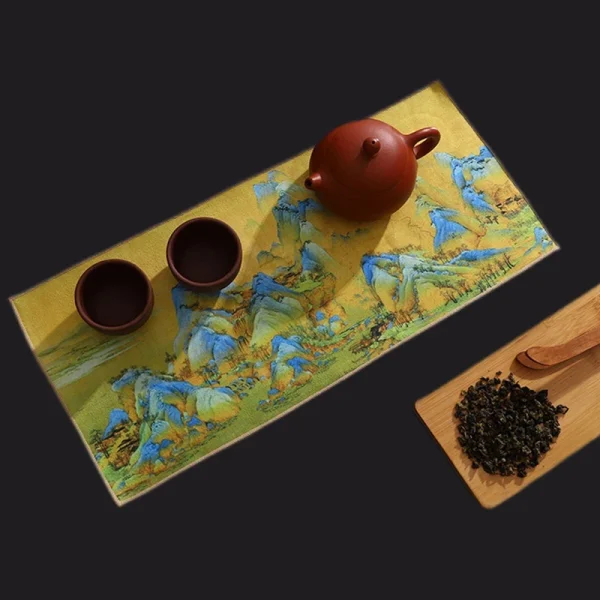 KimKiln中式刺繡山水茶席 - 图片 5
