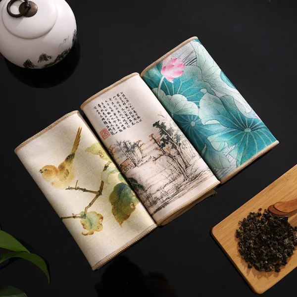 KimKiln中式刺繡山水茶席 - 图片 4