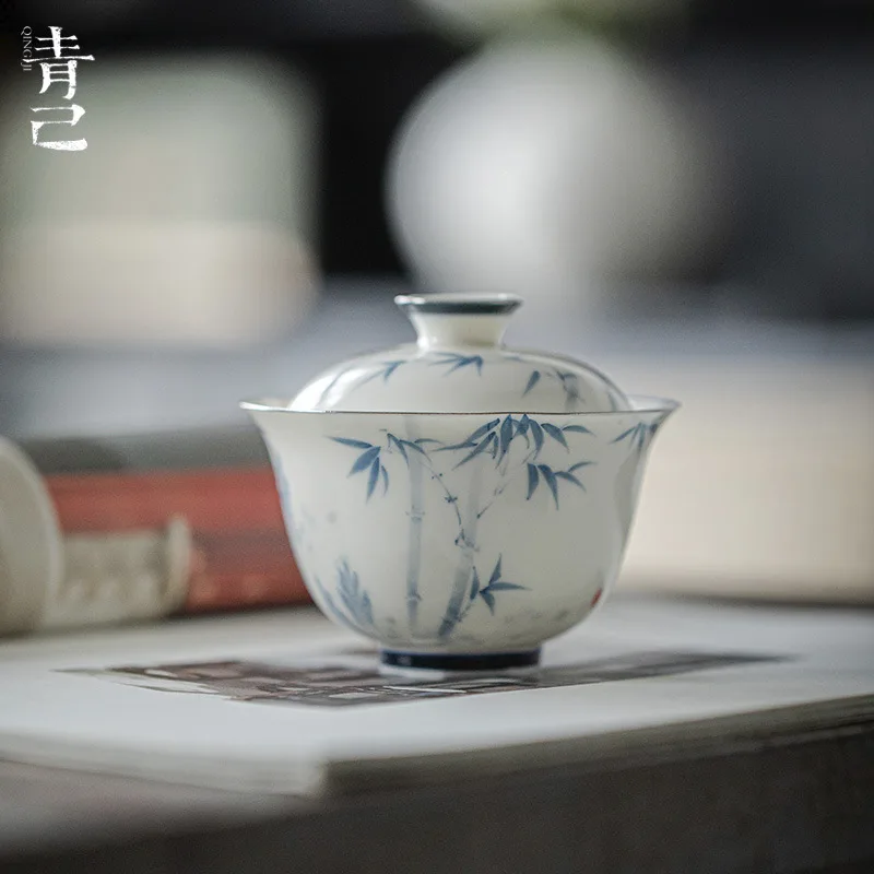 青己-玉瓷-斑竹枝-福灵盖碗