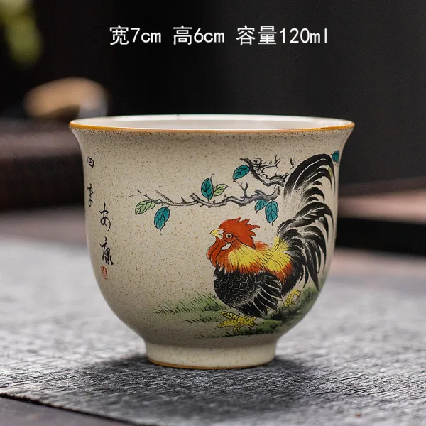 Kimkiln 中國風手繪公鸡茶杯 - 图片 10